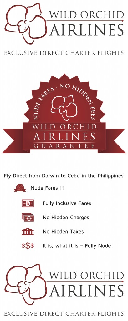 Wild Orchid Airlines - Nude Fares Pull Up Banner