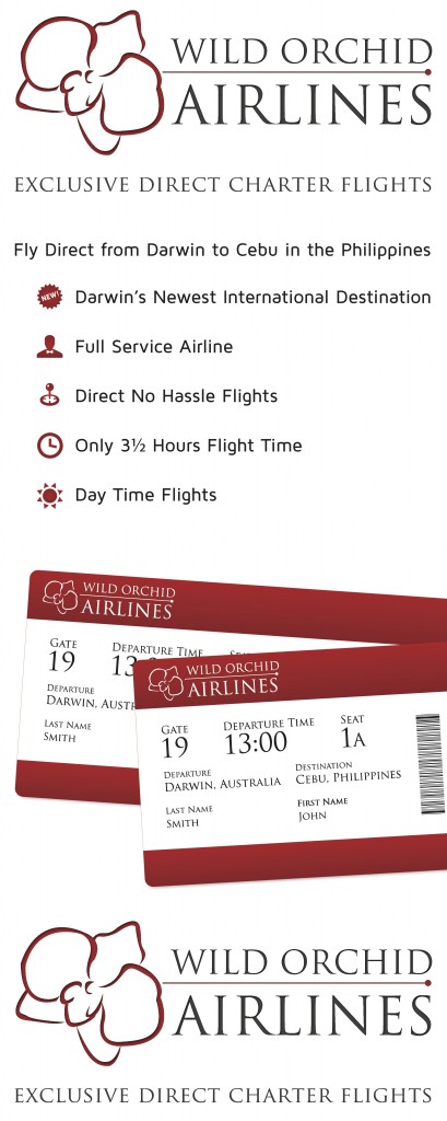 Wild Orchid Airlines - Tickets Pull Up Banner